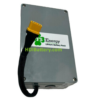 Pack de Litio-ion en caja PVC XT90 Samsung 40T 36V 20Ah + BMS 40A