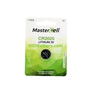 Pila de Bot�n Litio Mastercell CR2025 3V Bl�ster