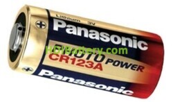 Batería PANASONIC CR123 3V 1400mAh 