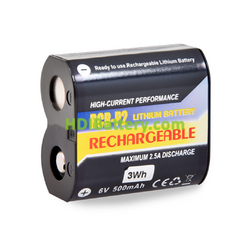 Batería recargable para cámara digital R-CRP2 6V 500mAh LiFePO4