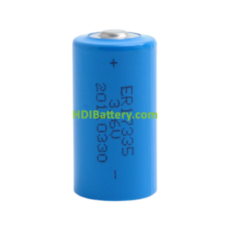 Pila litio ER17335H 2-3A 3.6V 1.9Ah