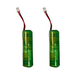 2 Pilas Litio SAFT LS14500 3.6V 2600mAh con Cableado para Contadores de Agua y Gas