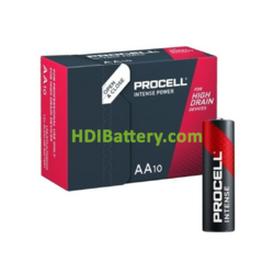 Pila LR06 Durancell Procell Intense 10XAA (Caja de 10 unidades)