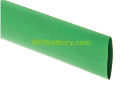Tubo Termorretráctil de color verde con un diámetro de 125 mm 
